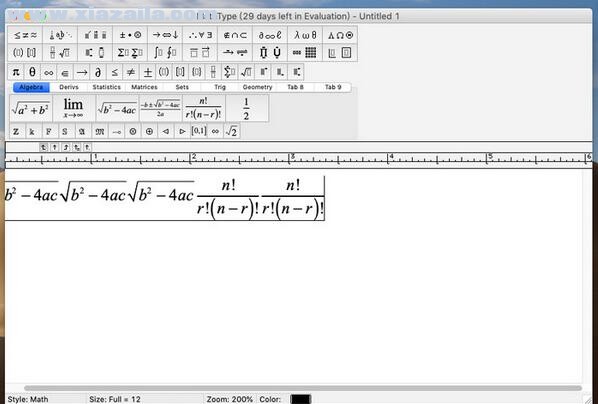 mathtype 7 For Mac(数学公式编辑软件) v7.4.1