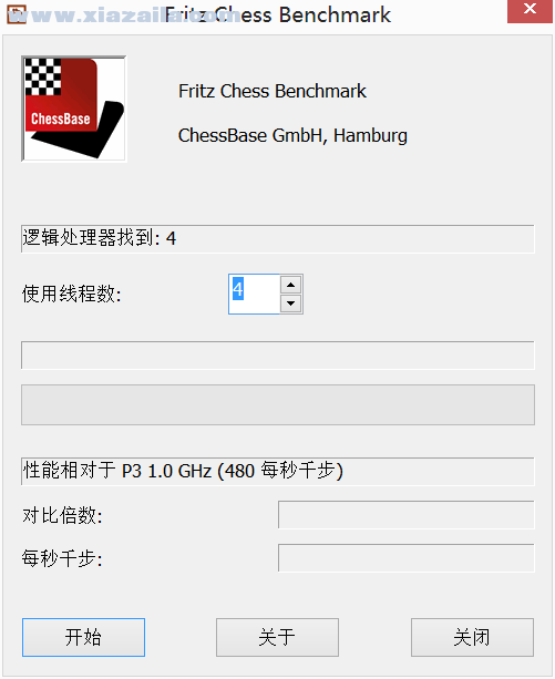 Fritz Chess Benchmark(国际象棋测试软件) V4.2