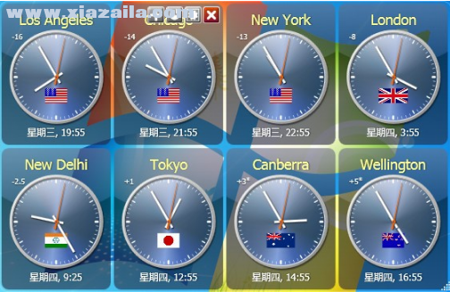 世界时钟软件(Sharp World Clock)(2)
