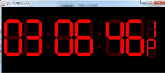 数字电子时钟软件 v5.0