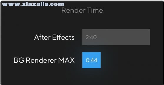 BG Renderer MAX(AE多线程加速渲染脚本) v1.0.1