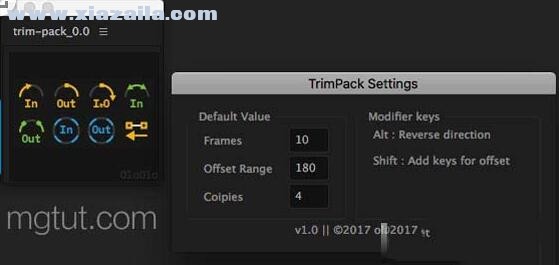 Trim-Pack(关键帧动画AE脚本) v2.0
