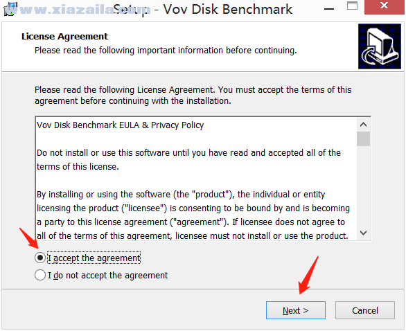 Vov Disk Benchmark(硬盘基准测试工具) v2.1