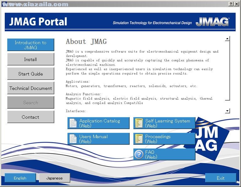 JMAG-Designer 18.1(机电设计和电磁分析软件) 64位
