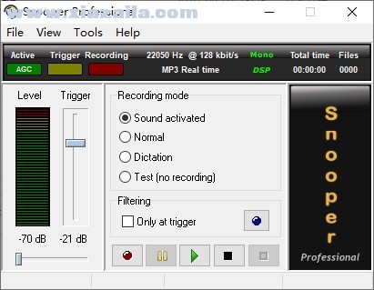 Snooper Pro(电脑录音软件) v3.2.2免费版