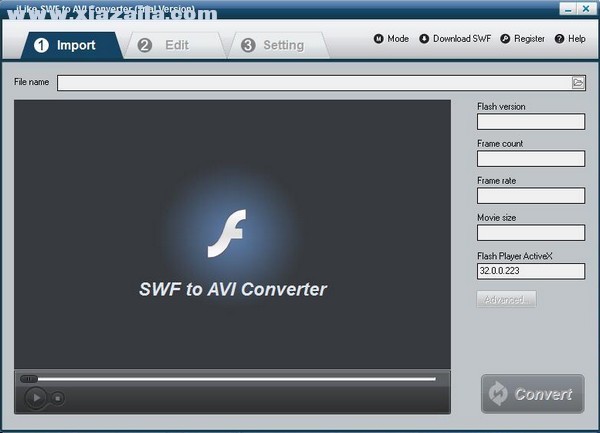 iLike SWF to AVI Converter(SWF转AVI格式转换器) v4.0.0官方版