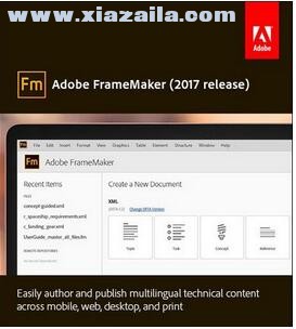 Adobe FrameMaker 2017 v14.0.0.361免费版 附安装教程