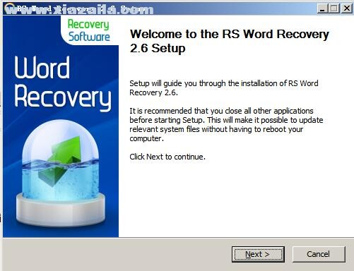 RS Word Recovery(Word文档恢复软件) v3.9官方版
