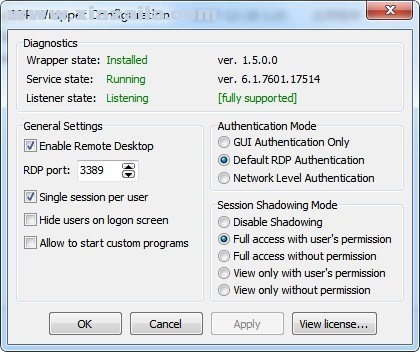 RDP Wrapper Library(远程桌面软件) v1.6.2官方版