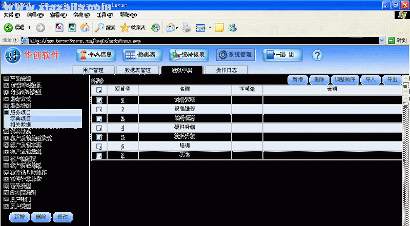 华创售后服务管理系统 v8.0官方版