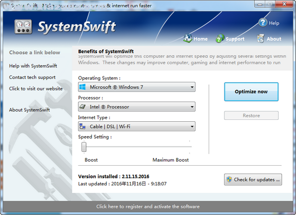 SystemSwift(系统加速工具) v2.12.28.2020官方版