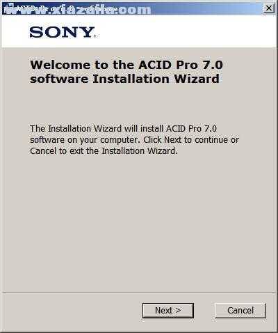 ACID Pro 7.0 汉化中文版 附安装教程
