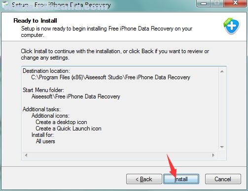 Free iPhone Data Recovery(iPhone数据恢复软件) v5.8.0官方版
