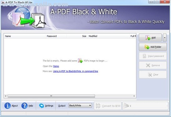 A-PDF To Black-White(PDF转换黑白工具) v3.1官方版