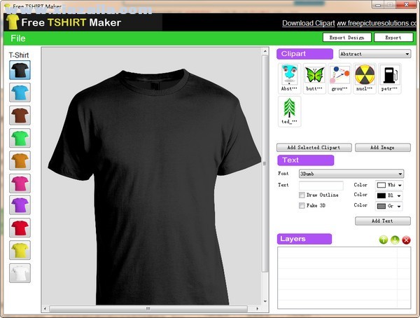 t恤设计软件(Free TSHIRT Maker) v1.0官方版
