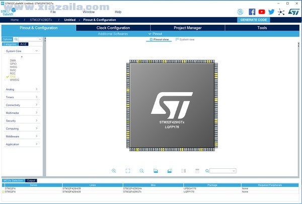 STM32CubeMX(芯片配置工具) v5.3.0官方版