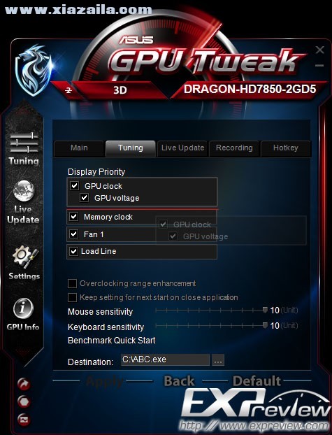 华硕显卡超频软件(ASUS GPU Tweak)(8)