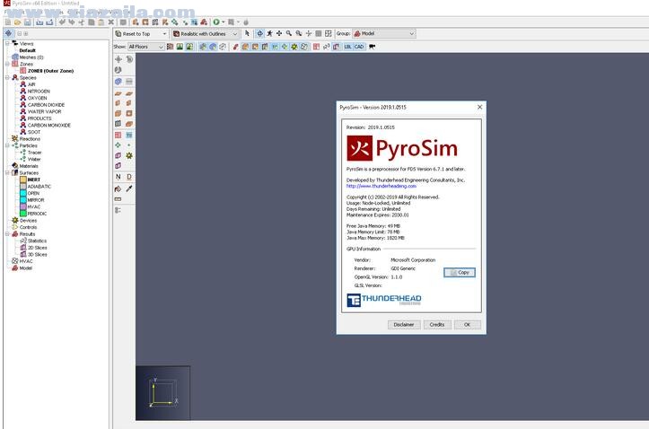 PyroSim 2019.2.1002 免费版 附安装教程