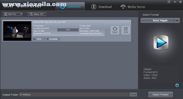 Dimo MXF Converter(音频格式转换工具) v4.6.1官方版
