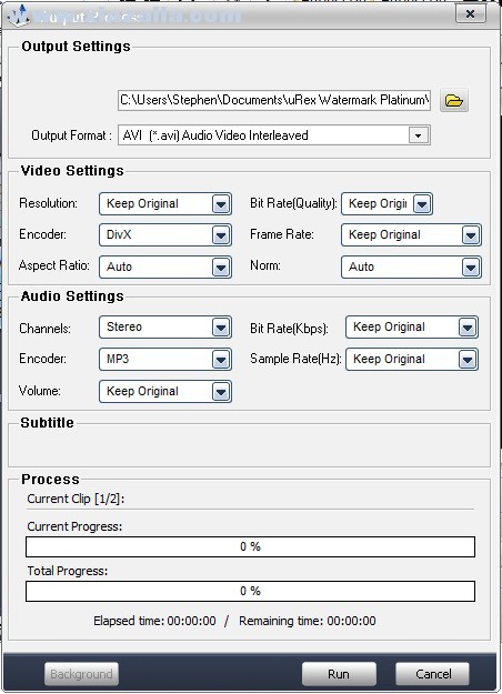 uRex Videomark Platinum(视频添加水印软件) v3.0官方版