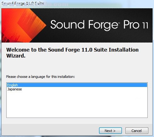 sound forge pro 11(声音处理软件) v11.0免费版 附安装教程