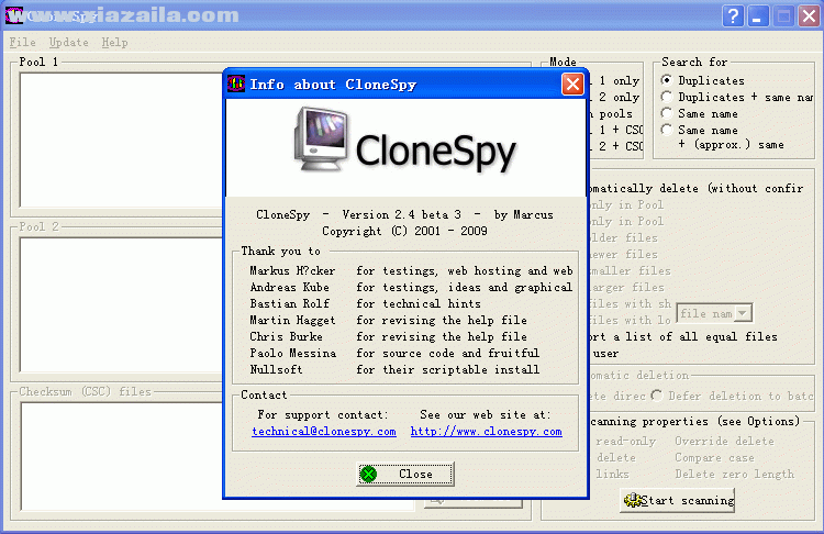 CloneSpy(重复文件清理软件) v3.43