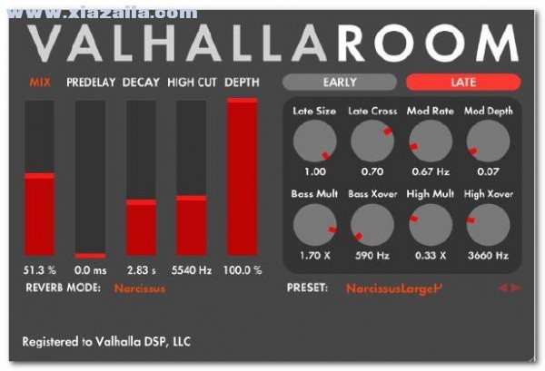 ValhallaRoom(混响效果器) v1.1.1官方版