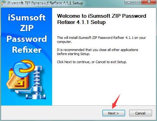iSumsoft ZIP Password Refixer(ZIP密码恢复工具) v4.1.1官方版