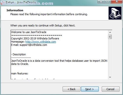 JsonToOracle(Json导入Oracle工具) v2.0官方版