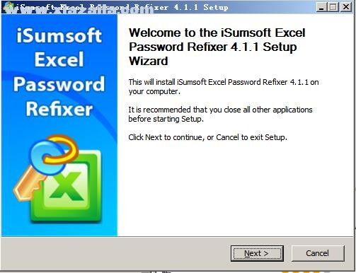 密码恢复软件(iSumsoft Excel Password Refixer) v4.1.1官方版