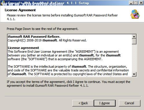 iSumsoft RAR Password Refixer(RAR密码恢复工具) v4.1.1官方版