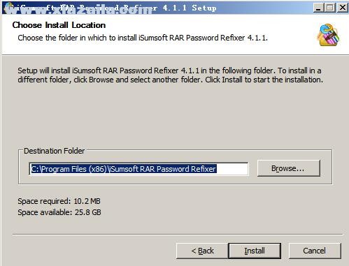 iSumsoft RAR Password Refixer(RAR密码恢复工具) v4.1.1官方版
