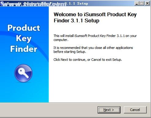 iSumsoft Product Key Finder(产品密钥恢复软件) v3.1.1官方版