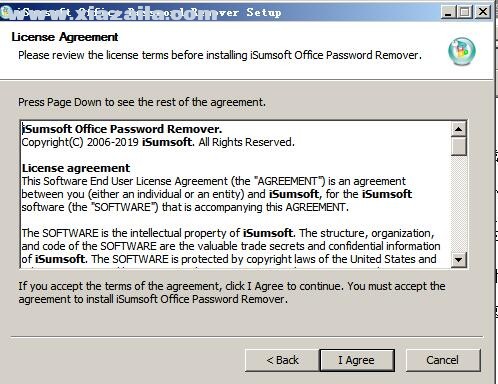 iSumsoft Office Password Remover(Office密码解除工具) v2.0.1官方版