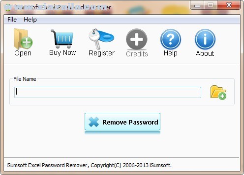 iSumsoft Excel Password Remover(Excel密码清除工具) v2.0.1官方版