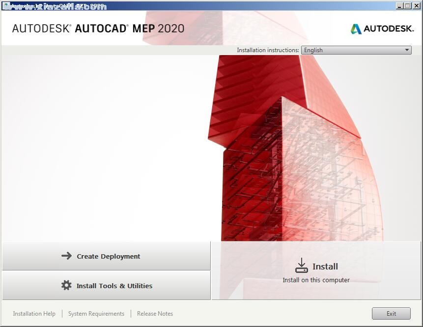 Autodesk AutoCAD MEP 2020 免费版 附序列号