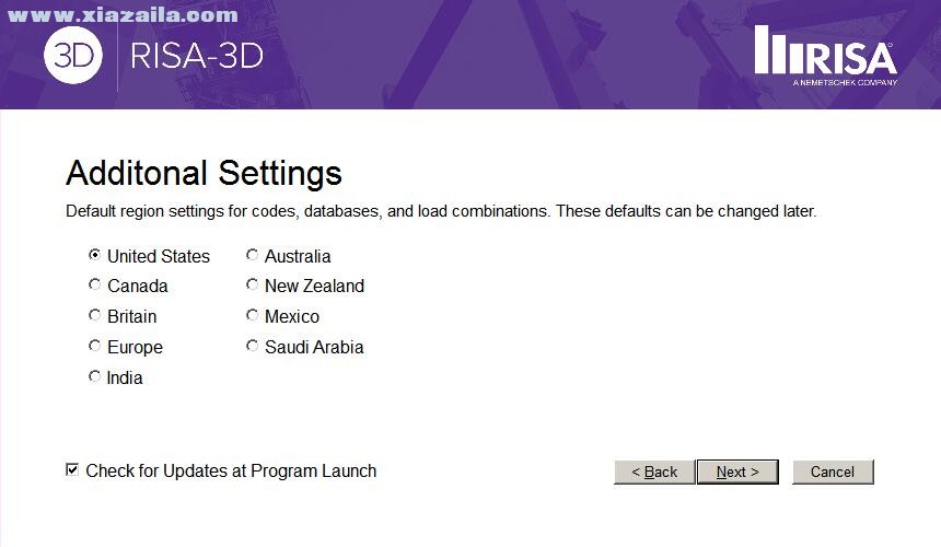 RISA-3D(三维设计和分析软件) v17.0.4免费版 附安装教程