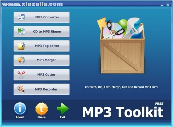 音频转换器(MP3 Toolkit) v1.6.2免费版