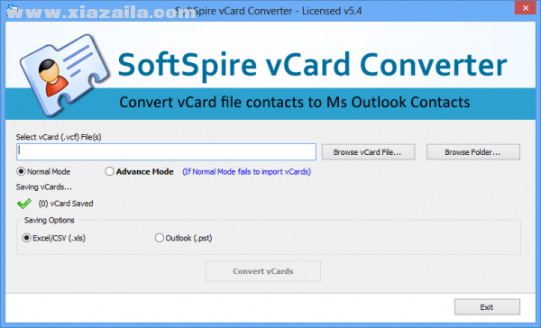 SoftSpire vCard Converter(vCard文件转换器) v3.7官方版