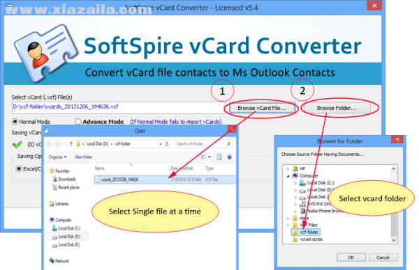SoftSpire vCard Converter(vCard文件转换器) v3.7官方版