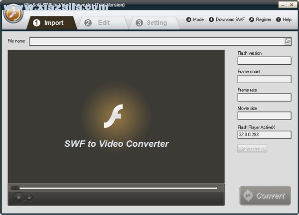 iPixSoft SWF to Video Converter(视频转换软件)(1)