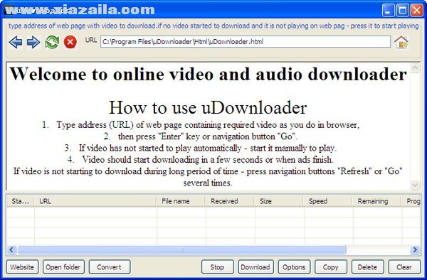 uDownloader(在线音频视频下载工具) v2.0官方版