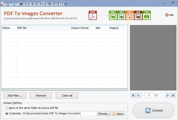 Adept PDF to Image Converter(PDF转图片软件)(2)