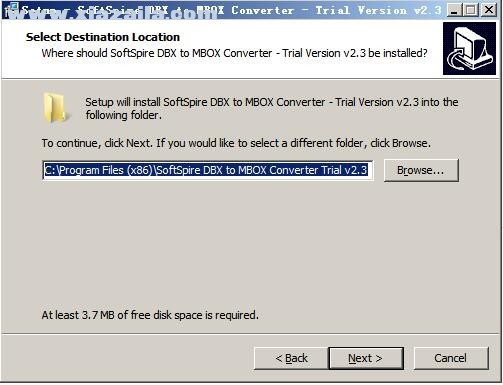 SoftSpire DBX to MBOX Converter(DBX转MBOX) v2.4官方版