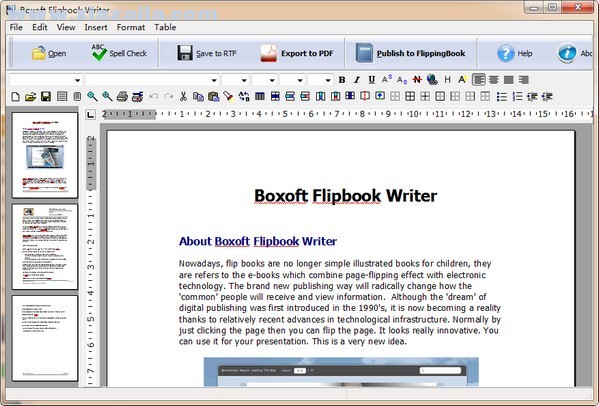 Boxoft Flipbook Writer(翻页电子书制作软件) v1.0.0官方版
