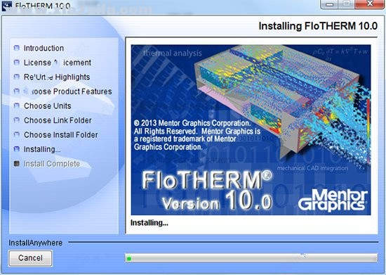 FloTHERM 10.0免费版 附安装教程