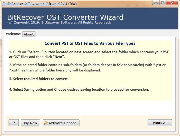 BitRecover OST Converter Wizard(ost转换器) v12.4官方版