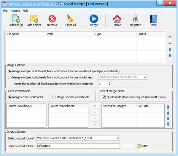 Okdo Excel Merger(Excel合并工具) v2.7官方版