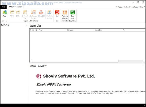 Shoviv MBOX Converter(MBOX转换工具) v19.12官方版