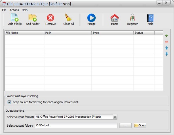 Okdo PowerPoint Merger(PPT文件合并工具) v2.7官方版